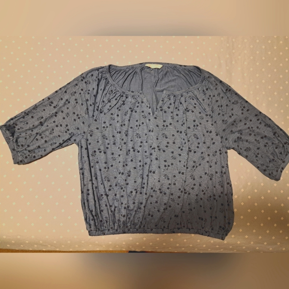 LUCKY BRAND womens TOP brand new SIZE SMALL soft +comfy FLORAL PRINT